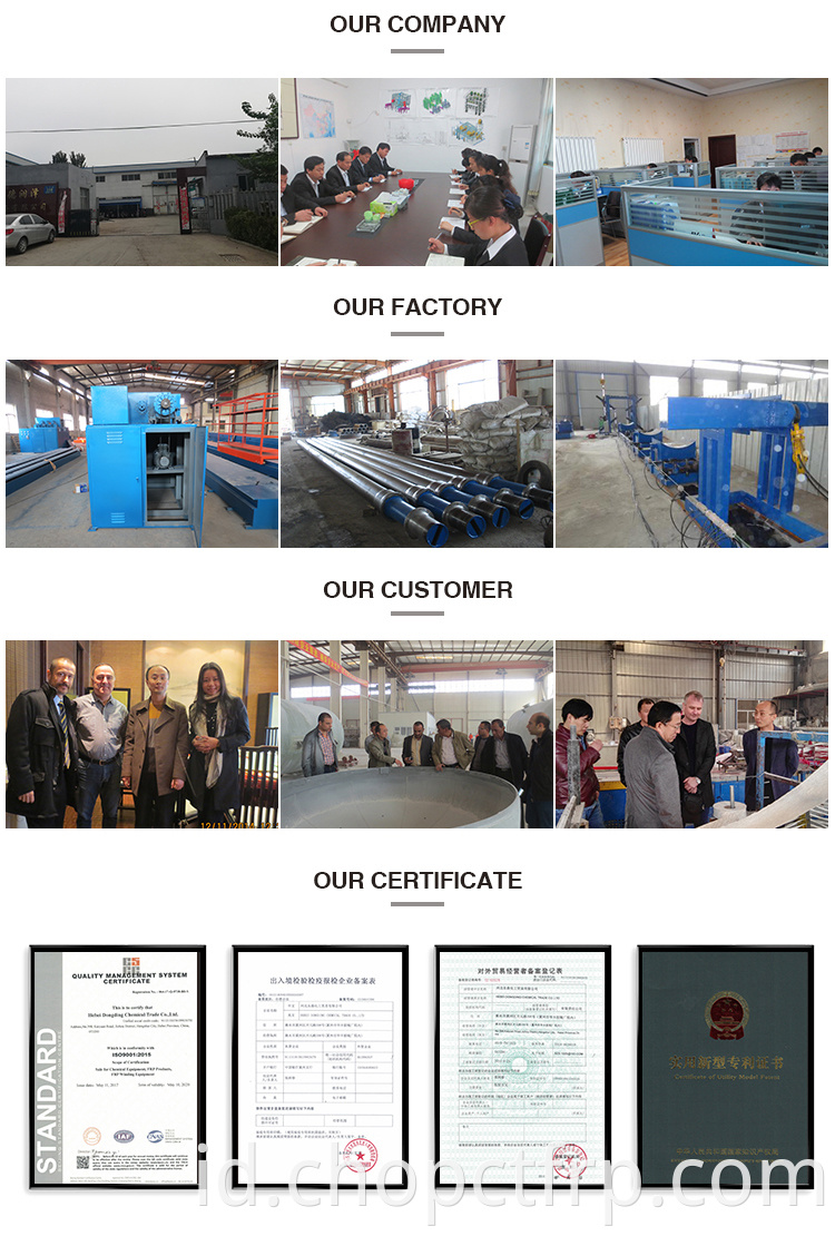 Jalur Produksi Tangki FRP dengan ISO Certificate Fiberglass Tank Winding Machine Production Line